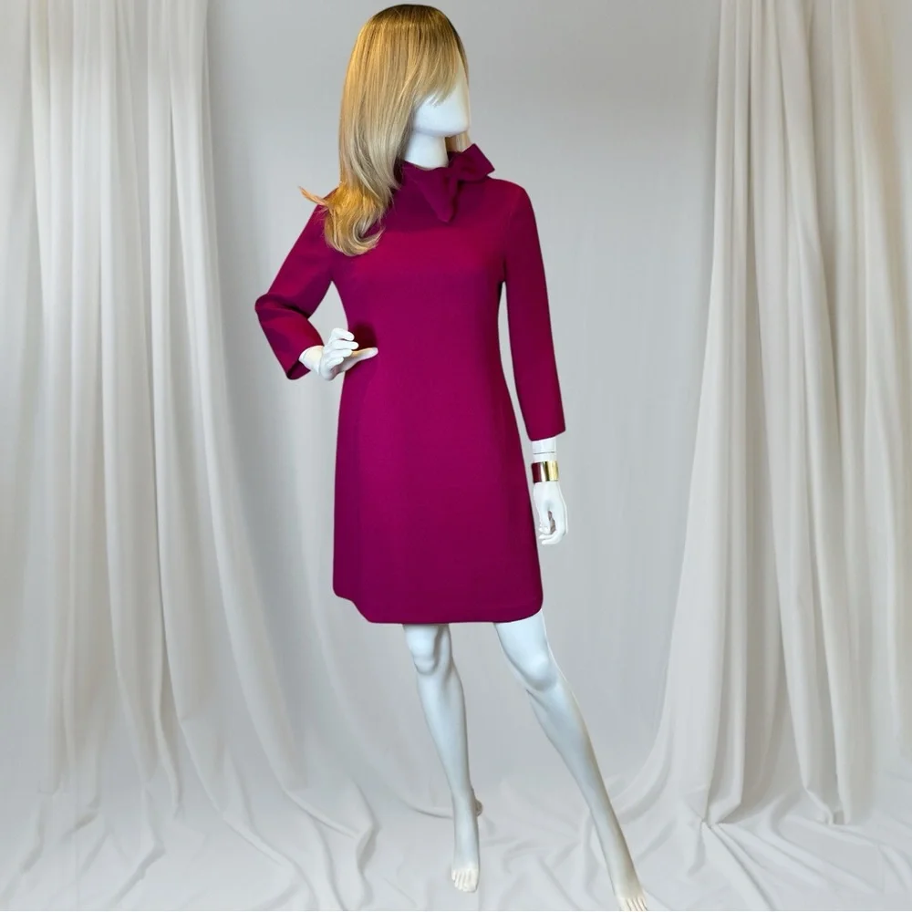 Eliza J Pink Cowl Neck A-Line Dress - Picture 9 of 9